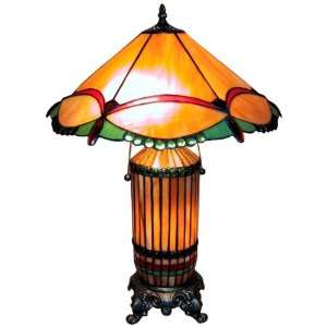   Asian Dragonfly Tiffany Style Night Light Table Lamp