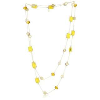 Kate Spade New York Bijoux Bijoux Yellow Wrap Scatter Necklace 