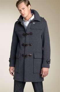 Burberry Wool Duffle Coat with Detachable Hood  