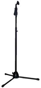 Tripod Microphone Mic Stand w/ Clip One Hand Adjustable NEW  