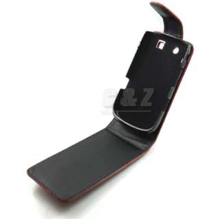leather case pouch lcd film for blackberry torch 9800 at t