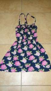 NWT Abercrombie & Fitch Joanna Girls Floral Dress M L  