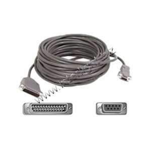  A2L088 50 SERIAL CABLE   9 PIN D SUB (DB 9)   FEMALE   25 