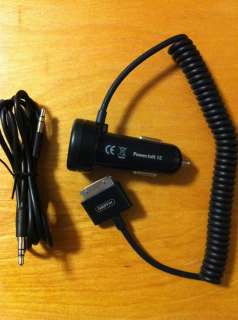 Griffin PowerJolt SE car charger + AUX cable for iPod nano classic 