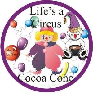Lifes A Circus Cocoa Cone  Grocery & Gourmet Food
