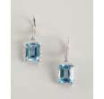 armadani sky blue topaz and diamond emerald cut earrings