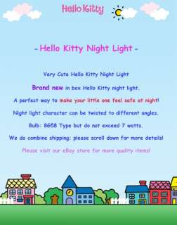 Hello Kitty Night light Kids Baby Children Gift Decor  