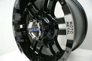 17 x 9 INCH Black Moto Metal MO 951 MO951 Wheels Rims  