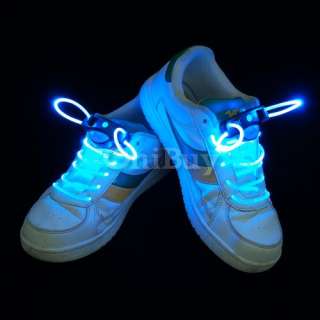 LED Flash Lighting Glow Shoelaces Shoe Lace DISCO Party  