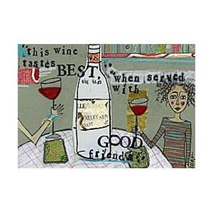 Curly Girl   SSCL02   WINE Greeting Card