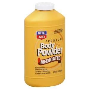  Rite Aid Body Powder, Premium, Medicated, 10 oz: Health 