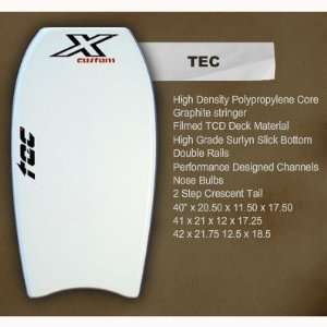  Custom X TEC 41 or 42 Crescent Tail bodyboard Sports 