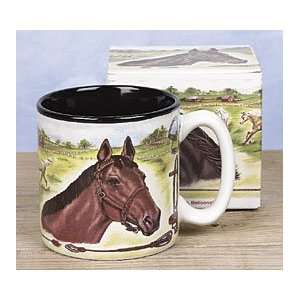  HORSE show Rider equestrian tea coffee MUG cup Set 6 decor 