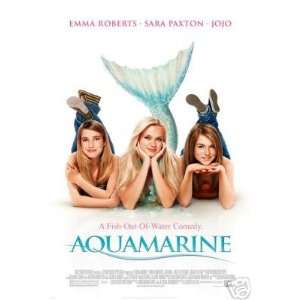  Aquamarine Double Sided 27x40 Original Movie Poster