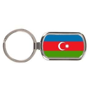  Azerbaijan Flag Keychain