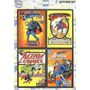     DC Action Comics Sticker Sheet (4 Stickers)