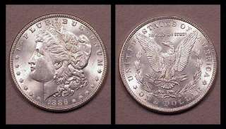 1886  Morgan Silver Dollar  GEM/BU  