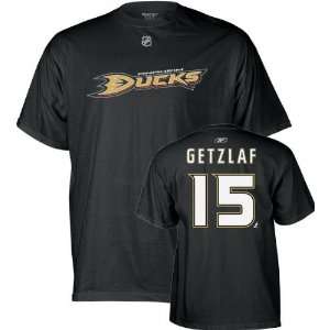   Black Reebok Name and Number Anaheim Ducks T Shirt: Sports & Outdoors