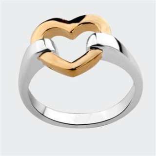 wholesale Silver fashion HEART ring size 6 10 R019  