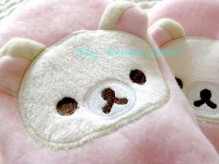 San X Korilakuuma Relax Bear Pink Neck Scarf & Winter Glove Set  JAPAN