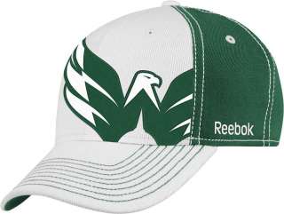 Washington Capitals M060Z Green St. Patricks Day Clover Flex Cap Hat 