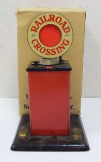 Marx 406 Electric Crossing Warning Light/Box  
