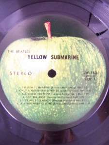 Beatles YELLOW SUBMARINE 1st Pressing Album LP  