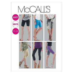 McCalls Patterns M6360 Misses/Womens Leggings In 4 Lengths, Size A5 
