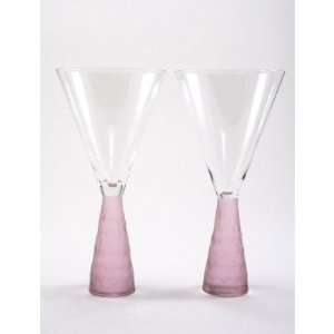  Prescott Wine Glass in Pink (Set of 2)