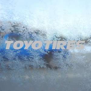  Toyo Tires Gray Decal Truck Bumper Window Vinyl Gray 