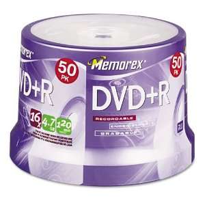  Memorex Products   Memorex   DVD+R Discs, 4.7GB, 16x 