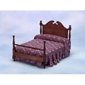  Dollhouse Miniature Walnut Double Bed: Everything Else