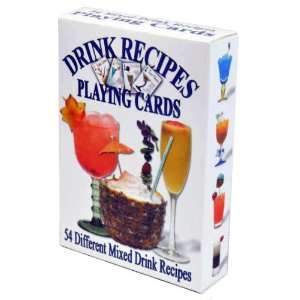    Drink Recipes Playing Cards   Deck of 54 Cards: Sports & Outdoors