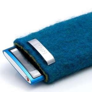   Handmade Felt Pouch for iPod nano (Blue)  Players & Accessories