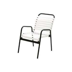   Stackable Patio Dining Chair Arctic White Finish Patio, Lawn & Garden