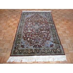   5x8 Hand Knotted 100% FINE SILK Chinese Rug   50x80