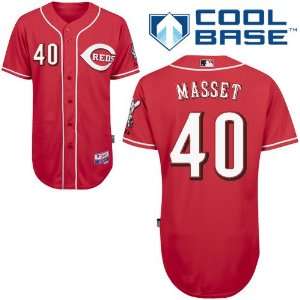  Nick Masset Cincinnati Reds Authentic Alternate Cool Base 