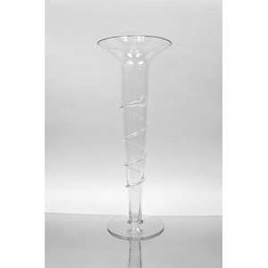  10x25 Clear Flared SD Trumpet Vase   Case of 1