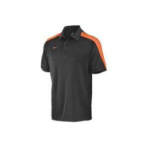  Nike Hot Route Polo   Mens   Black/Orange/Orange 