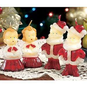   Figures and Santa   Christmas Candles (Set of 4): Everything Else