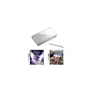  Nintendo DS Lite Silver Value Bundle with 2 Games 