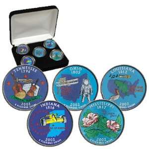 2002 Colorized State Quarters Toys & Games