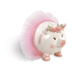  Mud Pie Baby Tiny Dancer Ballerina Giant Piggy Bank Baby