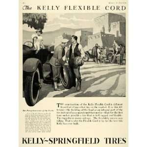   Tire Automobile Flexible Cord   Original Print Ad