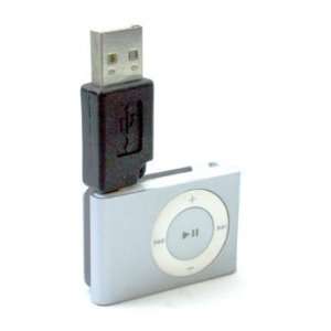  Black USB adapter for the 2 Gen Apple iPod Shuffle (Not 
