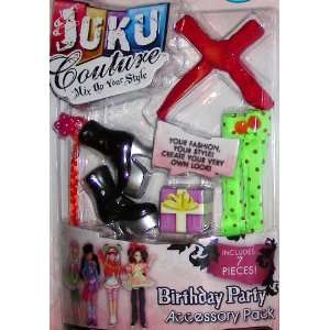  Juku Couture 9 Fashion Doll Accessories Pack (Birthday 