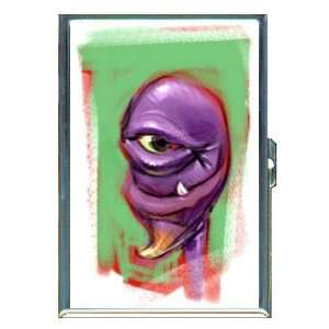   Purple People Eater ID Holder, Cigarette Case or Wallet: MADE IN USA