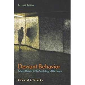  Deviant Behavior [Paperback] Edward J. Clarke Books