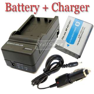   FD1 Battery + Charger for Sony Type D CyberShot DSC T500 T700 T77 T90