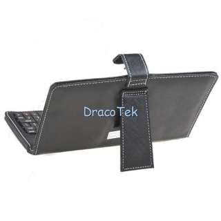 Leather Case with USB keyboard for 7 inch android VIA 8650 tablet 